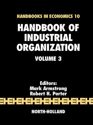 cover image of Handbook of Industrial Organization